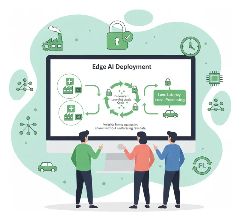 Illustration for Edge AI & Federated Learning