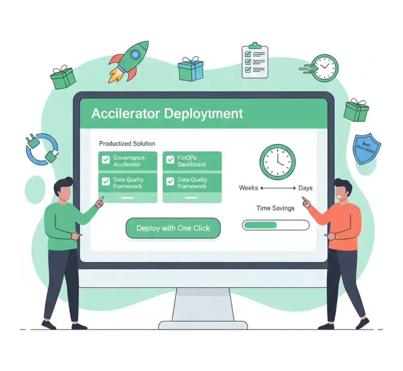 Illustration for Proven Frameworks & Accelerators