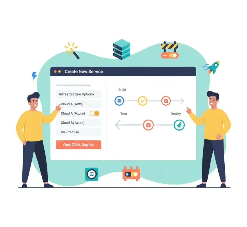 Illustration for Self-Service Capabilities