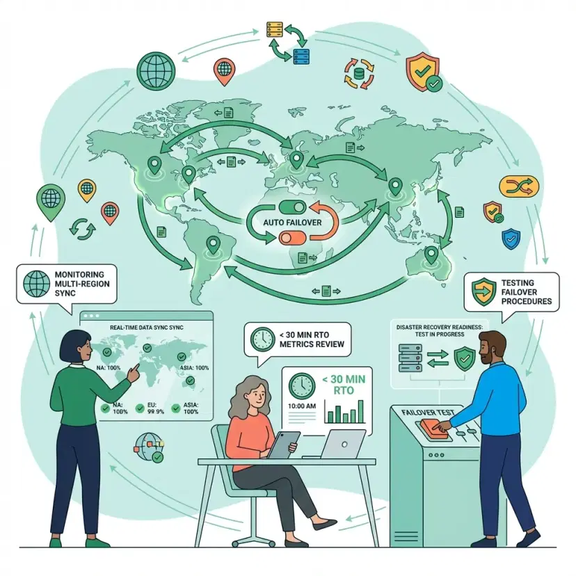 Illustration for Multi-Region Replication