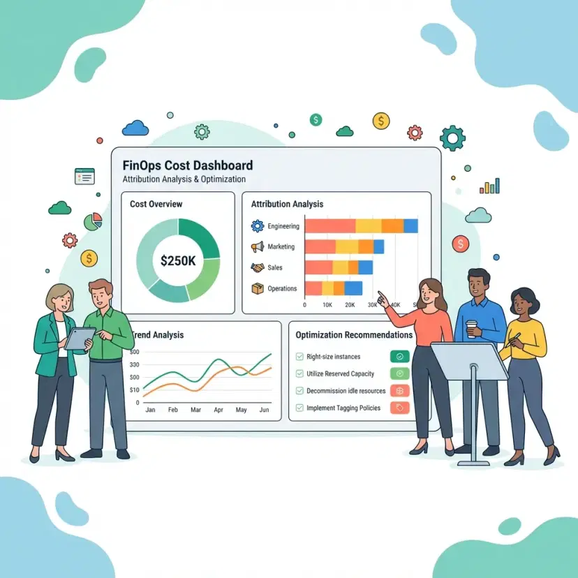 Illustration for FinOps Dashboards