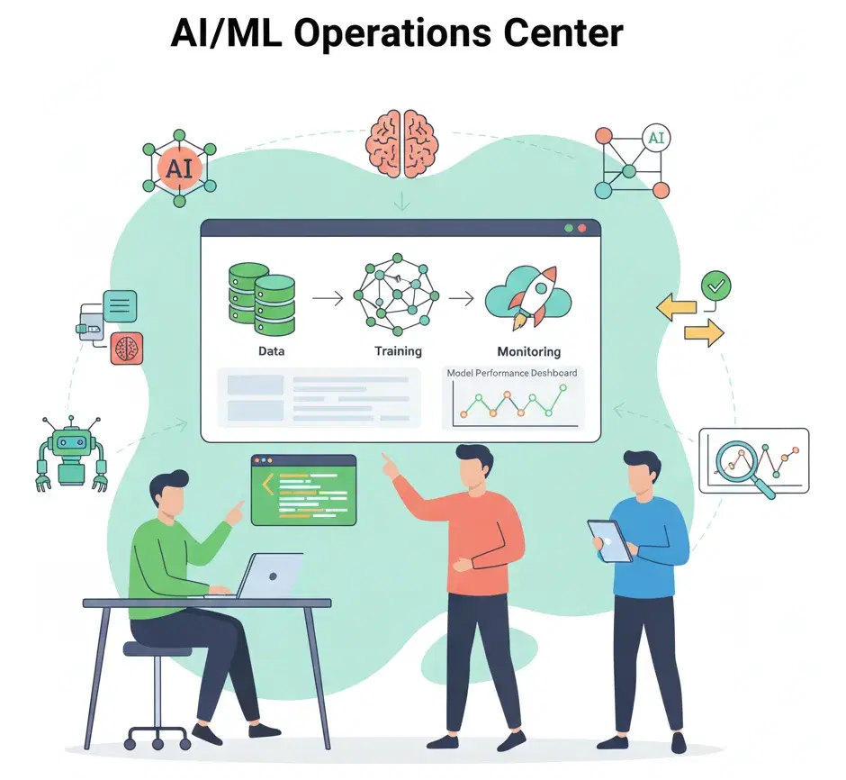 AI & ML Implementation Services service illustration