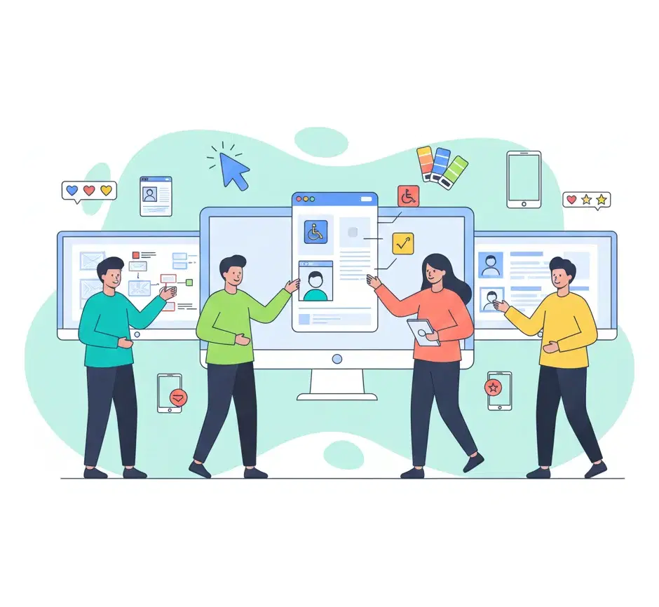 Product Design & User Experience service illustration