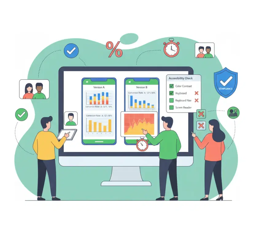 Illustration for Testing & Validation